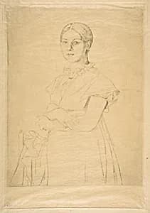 Madame Granger, after Ingres by Félix Bracquemond|Jean Auguste Dominique Ingres