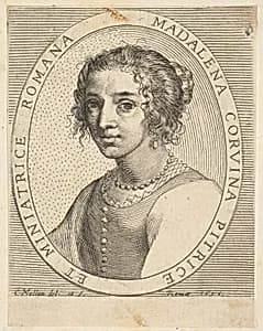 Maddalena Corvina by Claude Mellan|Maddalena Corvina