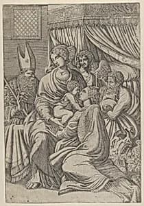 Madonna of Saint Margaret by Master IQV|Parmigianino (Girolamo Francesco Maria Mazzola)