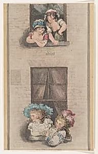 Maids and Mistresses by S. W. Fores|Thomas Rowlandson