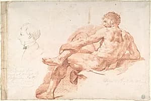 Male Nude by Giovanni Battista Lombardi|Anton Raphael Mengs