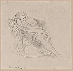 Man Sleeping by Theodor Richard Edward von Holst