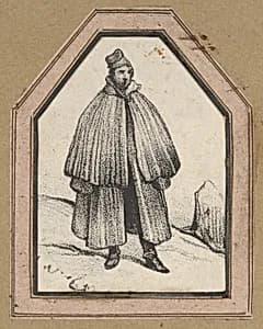 Man wearing a cape by Victor Adam