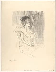 Marcelle Lender Seated