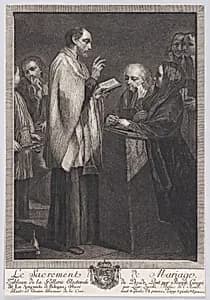 Marriage, from "The Seven Sacrements" by Giuseppe Maria Crespi|Lorenzo Zucchi