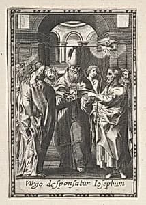 Marriage of the Virgin by Justus Sadeler|Anonymous