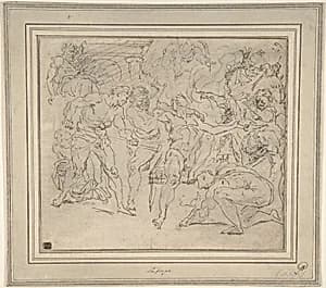 Martydom of St. Lawrence by Raymond de La Fage