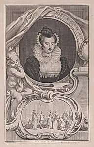 Mary, Queen of Scots by Mary, Queen of Scots|Jacob Houbraken|Isaac Oliver|J. and P. Knapton