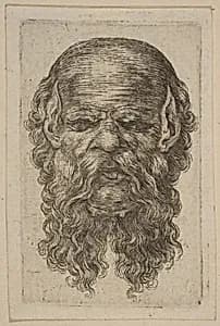 Mask by Stefano della Bella