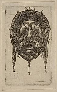 Mask by Stefano della Bella
