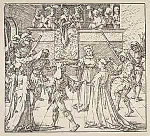 Masquerade Dance with Torches
