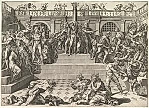 Massacre of the Innocents by Baccio Bandinelli|Marco Dente