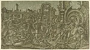 Massacre of the Innocents by Master ND|Raphael (Raffaello Sanzio or Santi)