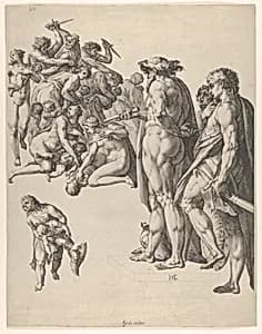 Massacre of the Innocents by Hendrick Goltzius