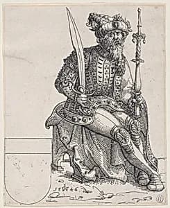 Maximilian I, from Herberstain, Rerum Moscoviticarum Commentarii by Augustin Hirschvogel