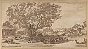 May Day Celebrations at Xeuilley by Jacques Callot