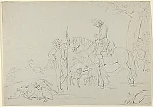 Medieval Hunting Scene