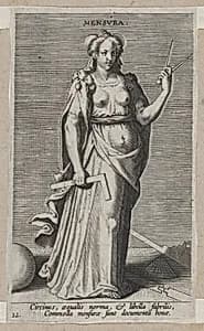 Mensura, from "Proposopographia" by Philips Galle