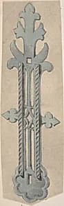 Metal Doorplate for Church by Anonymous, British, 19th century
