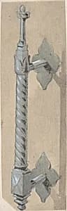 Metal Doorpull for Church by Anonymous, British, 19th century