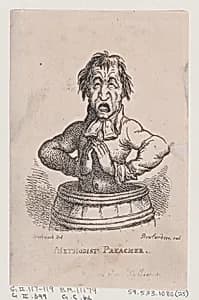 Methodist Preacher by George Murgatroyd Woodward|Thomas Tegg|Thomas Rowlandson