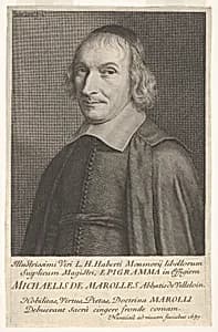 Michaelis de Marolles by Robert Nanteuil