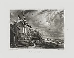 Mill near Colchester by David Lucas|John Constable
