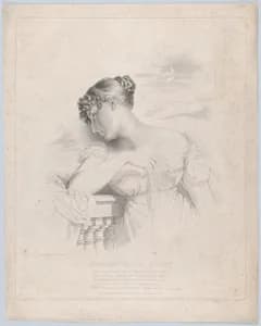 Portrait of Lady Elizabeth Wrixon-Becher|Frederick Christian Lewis, Senior|William Shakespeare|George Dawe