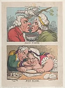 Mock Turtle; Puff Paste by Thomas Tegg|Thomas Rowlandson