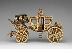 Model of a Coach by Italian School