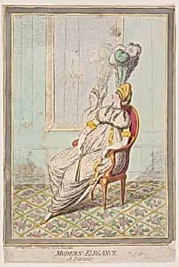 Modern Elegance, a Portrait by James Gillray|Hannah Humphrey