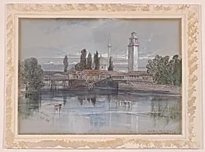 Monastir by Edward Lear