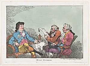 Money Lenders by George, Prince of Wales|Thomas Rowlandson|William Humphrey