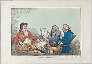Portrait of William Humphrey|George, Prince of Wales|Thomas Rowlandson