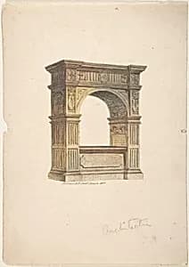Monument of Richard Jervoice, 1563 by Anonymous, British, 19th century