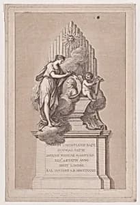 Monument to Johann Christian Bach by Francesco Bartolozzi|Agostino Carlini|Agostino Carlini|Johann Christian Bach
