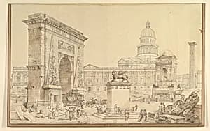 Monuments of Paris by Hubert Robert