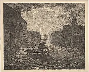 Moonlight by Jean-François Millet