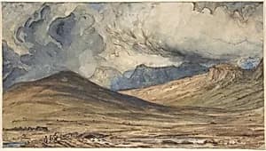 Mountains of Auvergne by Paul Huet