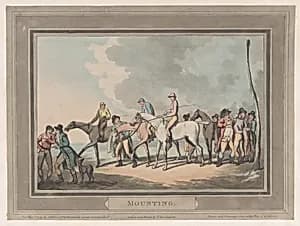Mounting [The Mount] by Thomas Rowlandson|S. W. Fores|Dennis O'Kelly