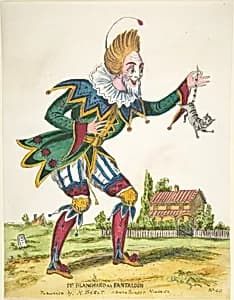 Mr. Blanchard as Pantaloon by Anonymous, British, 19th century