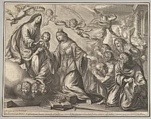 Mystic Marriage of St. Catherine by Grégoire Huret