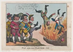 Nap and His Partner Joe by Thomas Rowlandson|Thomas Tegg|Napoléon Bonaparte