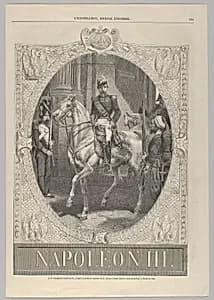 Napoléon III, from "L'Illustration" by Charles-Louis-Napoleon Bonaparte|Horace Vernet|Anonymous, French, 19th century