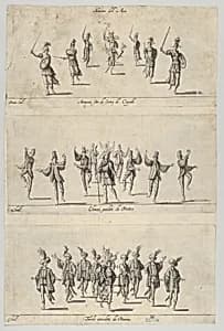 Nations of Asia ballets by Anonymous, Italian, 17th century