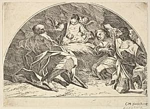 Nativity by Robert van Audenaerde|Carlo Maratti