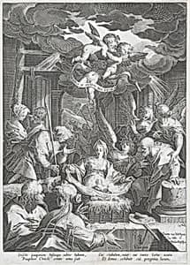 Nativity by Aegidius Sadeler II|Hans von Aachen|Paulus Fürst