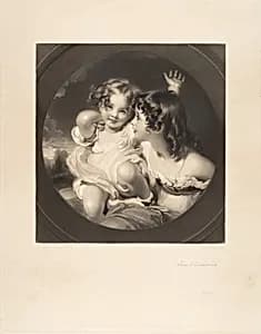 Nature (The Calmady Children) by Samuel Cousins|Sir Thomas Lawrence|Laura Anne Calmady|Emily Calmady|Hodgson, Boys, and Graves