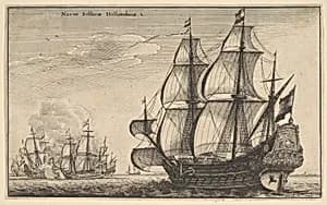 Naves Bellicæ Hollandicæ (Dutch Warships) by Wenceslaus Hollar