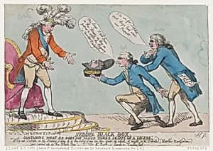 Neddy's Black Box by Thomas Rowlandson